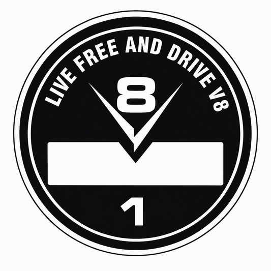 Sticker - V8 8cm