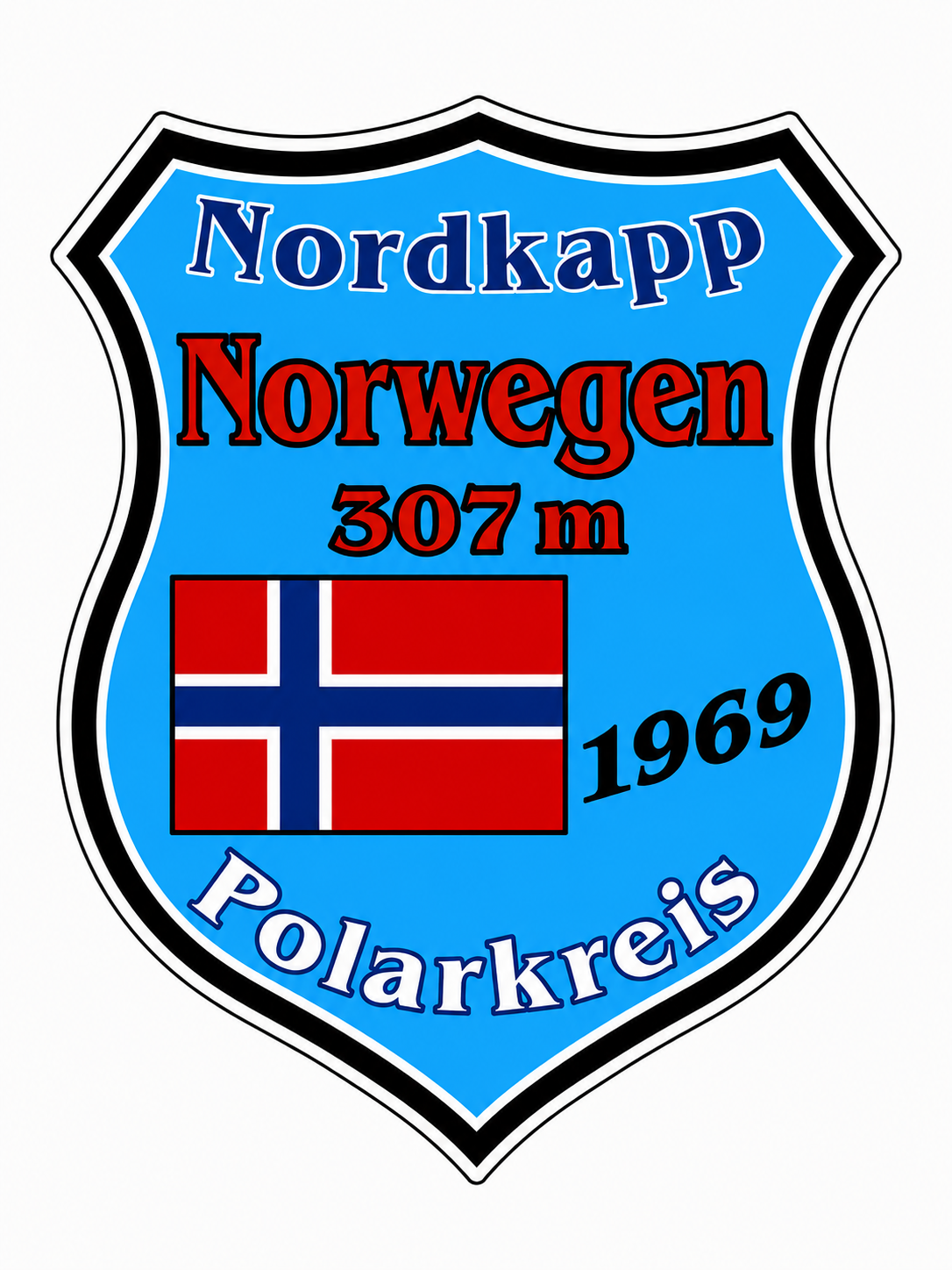Sticker - Nordkapp 8cm