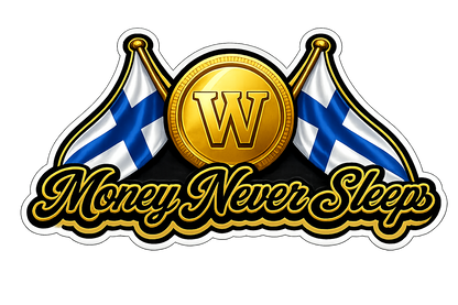 Sticker - Money Never Sleeps 7cm